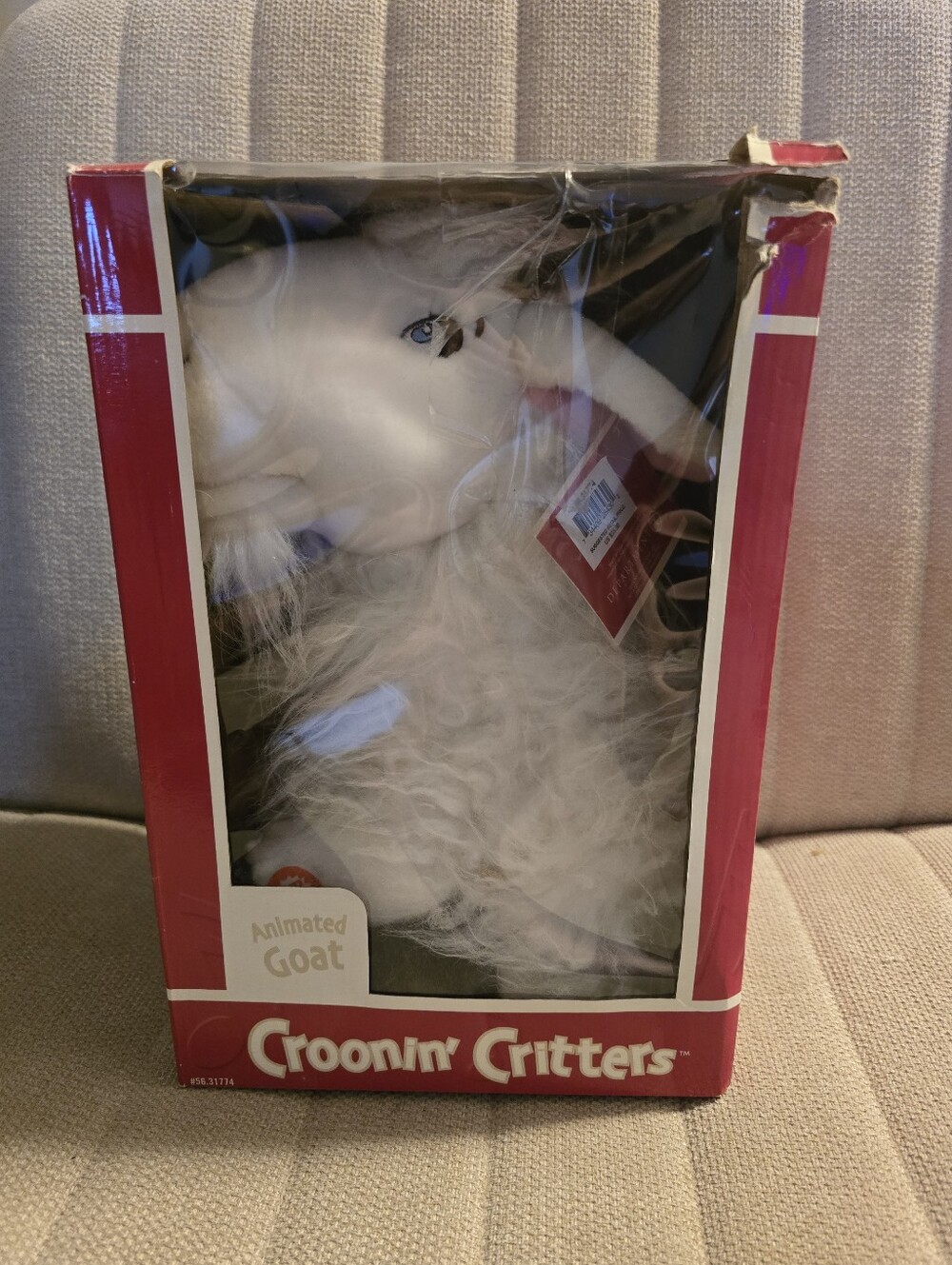 Department 56 Croonin Critters Animated Goat Sings Lonely Goatherd Stuffed Plush